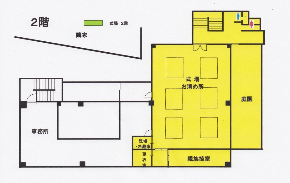 ベルホール泉のフロアマップ