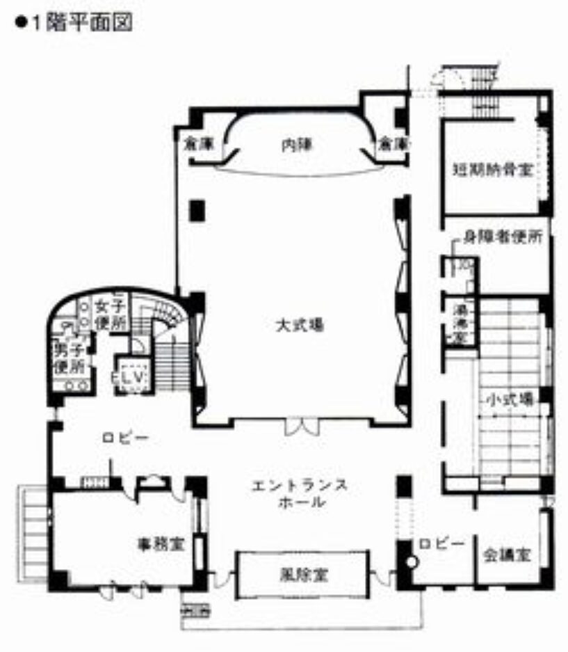 久保山霊堂のフロアマップ